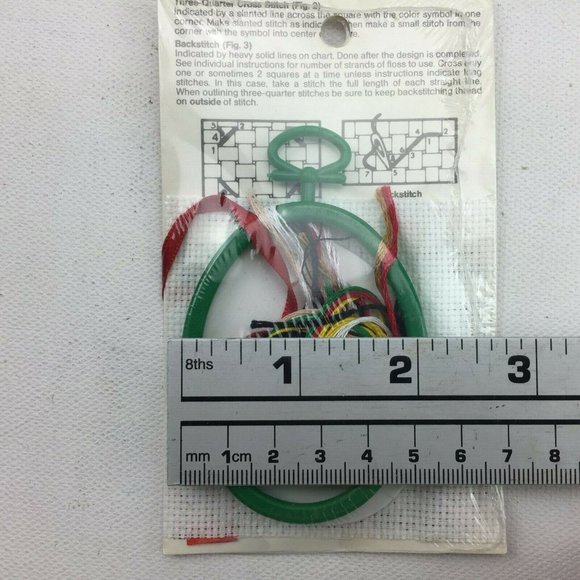 The New Berlin Co. Merry Christmas Ornament Kit Santa Mice Counted Cross Stitch - Picture 11 of 11